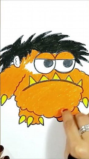 #Shorts How to Draw MOE the Monster | Ryan's World | Ryan Toy's Review