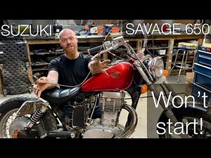 FIXED-Suzuki Savage LS650 motorcycle won’t crank and won’t start? Testing and cleaning up the wiring