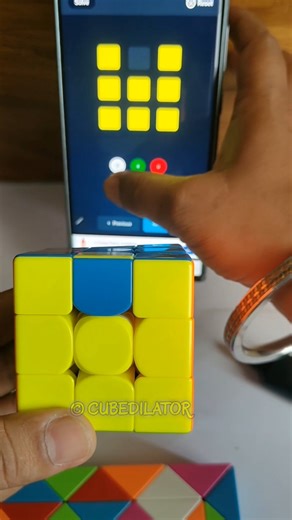 AI solving 2 twisted Edges #shorts #rubikscube