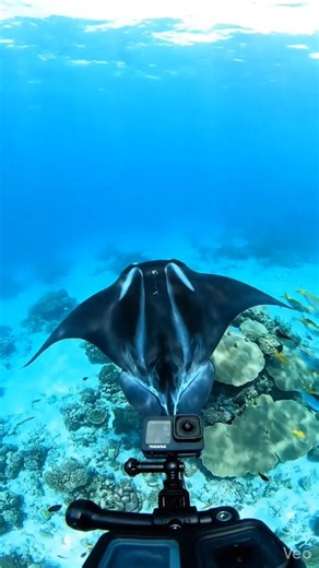 Manta Ray POV Over the Maldives — Giant Ancient Anchor Discovered Underwater
