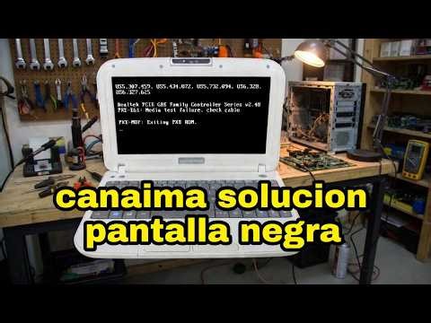 CANAIMA DOES NOT GET PAST BLACK OR WHITE START SCREEN - HDD SOLUTION