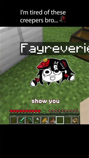 new creeper trick #minecraft