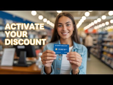 How to Activate Your Student Discount Card at the Store Counter - quick guide
