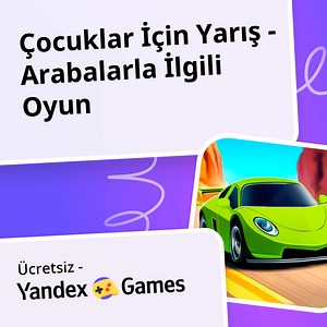 Çocuklar İçin Yarış - Arabalarla İlgili Oyun - oynayın Yandex Games üzerinde ücretsiz çevrimiçi