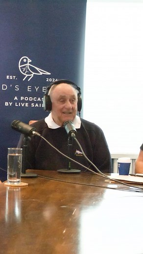 🎙️🐦 Bird’s Eye View Episode 3 features the legend himself, Harold Bennett! Harold recalls the day the @americascup was smashed up. Ahh memories… Full episode where you get your podcasts or via our website. Proudly supported by @andoonz | Live Sail Die