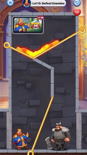 Royal Pin Gameplay | Best Mind Game Ever | Puzzle & Strategy Challenge #trendinggames #strategicgame