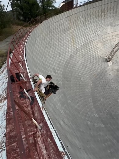 Shocking Slide Fall Caught on Camera