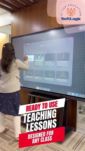 SoftLogic on Instagram: "Simple, smart and effective! Teaching is made easy with future-ready, ready-to-use lessons on the AI Smart Board, specially designed for every class and every learner. 🌐 https://tinyurl.com/46p4w6dj 🎬 https://www.youtube.com/shorts/FloS3iI0ZEk #smartboards #interactiveflatpanel #newupdate #lessons #teaching #content #aisoftware #aifeature #aismartboard #interactivelearning #smartlearning #digitalclassrooms #softlogic #edtech #shorts"