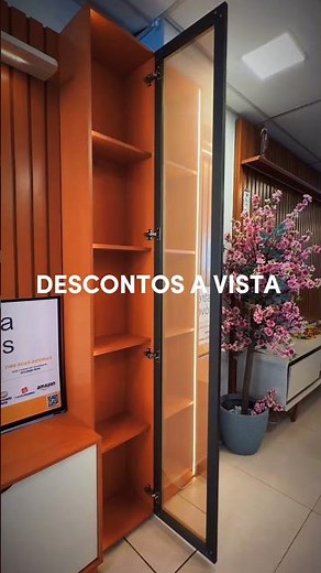 Rack com Painel Tucuma ✨ Sala linda e organizada! 🏡