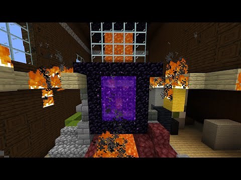 Naturally Lit Nether Portals | Minecraft Seed