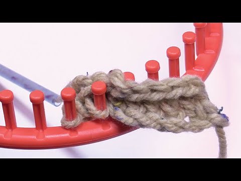 Loom Knitting Cast Off Flat Panel - No Stretch Version | BEGINNER