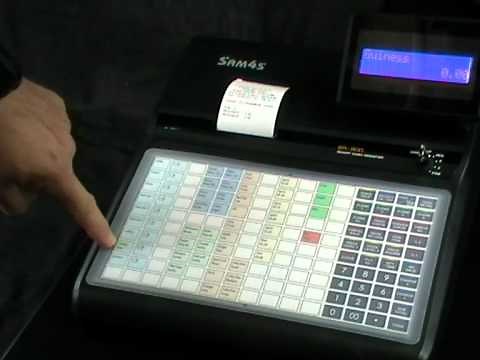Sam4s ER 920 Cash Register - How To Change Prices