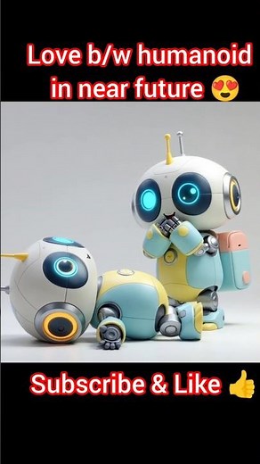 cute robo couple Romance, humanoid robots,😍| who is boy , girl in both Robot? #robotlove