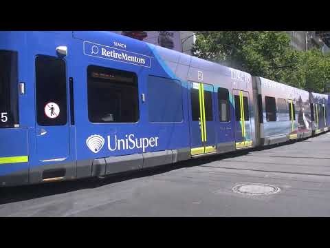 UniSuper tram E2 6095 Bourke St