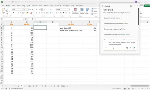 ใช้ AI Copilot เขียนสูตรใน Excel ---------------- แค่พิมพ์ prompt ก็สั่ง เขียนในสูตรใน Excel ได้เลย ลองดูวิธีใช้ได้เลยครับ --------- Prompt อยู่ clip เลยครับ | เรียน VBA Macro Excel | Financial Modeling with Excel | www.VBA-Excel.com
