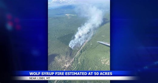 New fire near Libby spreads across 50 acres