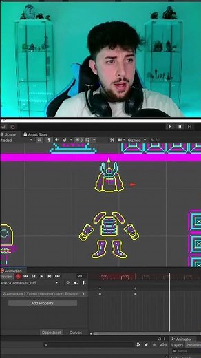 ⚡️SIMPLE ANIMATION 2D UNITY⚡️#unity #gamedev #developer #indiedev #animation #pixel #videogames