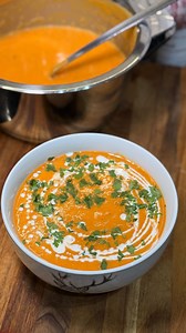Warm up your autumn evenings with this velvety Creamy Butternut Squash Soup! This recipe blends the natural sweetness of roasted butternut squash with smoky spices, creamy coconut milk, and a touch of fresh herbs. It’s incredibly easy to prepare, delivering rich, comforting flavors that make it perfect for a cozy dinner or an impressive starter for guests. Pair it with crispy brie toasts for an extra indulgent touch that will leave everyone craving more! #reelsfood #recipesharing #soup #soupreci