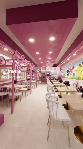 KIOWO CAFÉ ☕🎀 Diseñamos esta cafetería temática kawaii inspirada en Hello Kitty, donde cada rincón fue pensado para crear una experiencia única 💗 Colores pastel, iluminación indirecta y espacios 100% instagrameables ✨ Un diseño comercial hecho para conectar con su público desde la arquitectura. 🌍 Diseños virtuales para cualquier parte del mundo 💬 Comenta KAWAI y recibe un código de descuento en tu diseño virtual 👀 Si fueras el arquitecto del proyecto… ¿qué agregarías? #KiowoCafe #Arquitectu