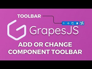 Grapesjs Component Toolbar | GrapesJS