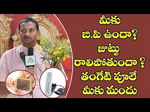 How To Reduce BP And Hair Fall Naturally | Dr Ravi Varma Ayurvedam | PMC Telugu