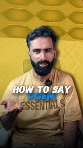 9.5K views · 148 reactions | Say ‘POEM’ like a pro! ✨ Master both accents in seconds. Let’s figure out how to pronounce POEM. | Asif Sultan | Facebook