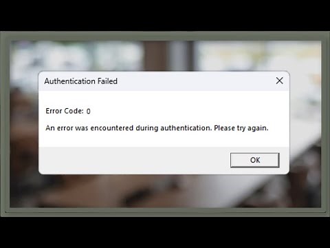Roblox Error Code 0 - Authentication Failed - An Error Was Encountered During Authentication -2023