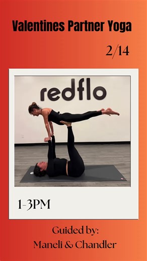 book your spot now before they fill up! #valentinesday #partneryoga #infraredyoga #hotyoga #sandiego