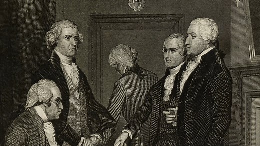 Jefferson finds himself in a bitter rivalry with the Secretary of the Treasury, Alexander Hamilton. | HISTORY