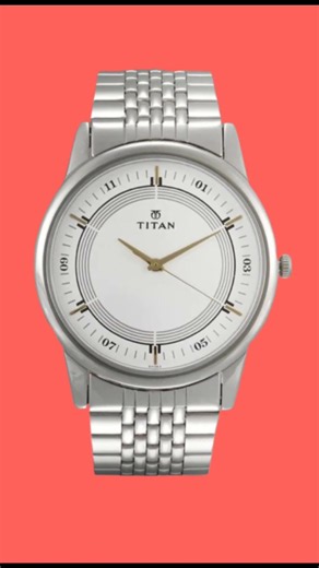 Titan Quartz White Dial Silver Metal Strap Analog Watch For Men | Titan Watch Review | Titan Watch