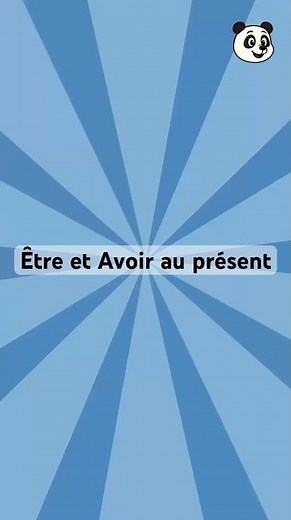 Conjugaison des verbes être et avoir au présent. #conjugaison française