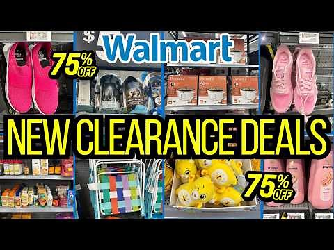 WALMART 75% OFF CLEARANCE🔥BEST WALMART CLEARANCE DEALS IN STORE RIGHT NOW! #new #walmart #deals