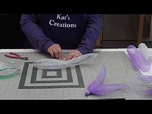 How to Make a Floral Deco Mesh Easter Cross Wreath Making Tutorial