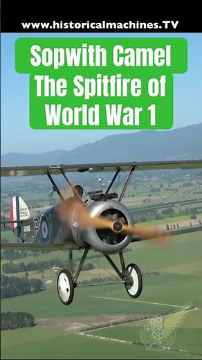 WW1 Sopwith Camel In The Air