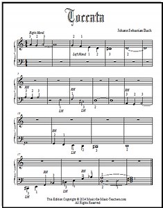 Toccata in Dm Theme for Beginners