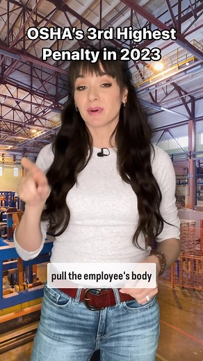OSHA’s 3rd highest penalty in 2023. #safety #safetyfirst #worksafe #hse #ehs #worksafe #osha #safetymeeting #hardhatlife #safetytips #safety1st #workwear #besafe #womeninstem #womeninag #healthandsafety #occupationalhazard #ppe #smallbusiness