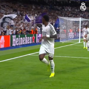 🤩7️⃣🤍 🍿 Sit back and enjoy all of Vinicius Jr's goals this season so far! 💎 ¡Disfruta de todos los goles de Vini Jr. esta temporada! #LaLigaHighlights | Real Madrid C.F.
