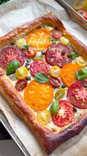 Heirloom & Cherry Tomato Tart