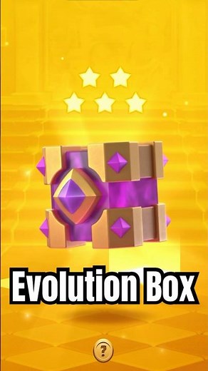 What in a 5 Star Evolution Box?! #clashroyale #shorts