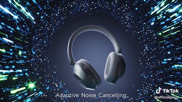 Picun F6 Hybrid Noise Cancelling Headphones, Transparency Mode Bluetooth Wireless Headphones, Spatial Audio & Head Tracking, 120H Playing Time and 16 EQ Modes by App Control #fyp#fypage