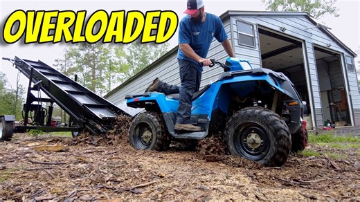 ATVs vs. Heavy Firewood Equipment – Not Your Typical Ride
