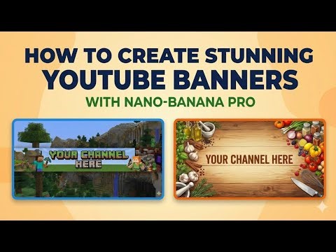 How to Create YouTube Banners with AI (Nano Banana Pro)
