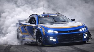 Burnouts roulants de la Camaro ZL1