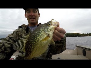 Fall Crappie Fishing - Easy Way To Catch Big Fall Crappie