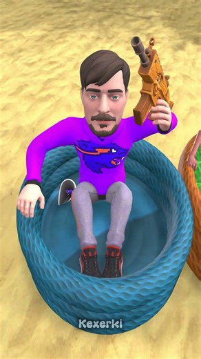 MrBeast and Speed ​​are having fun in the swimming pool #scaryteacher3d #shorts #mrbeast