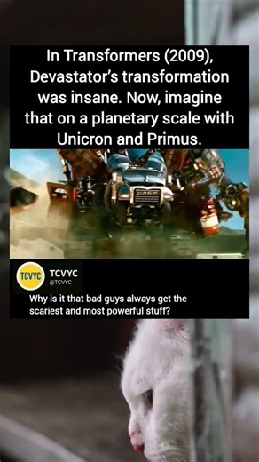 In Transformers (2009), Devastator’s transformation was insane