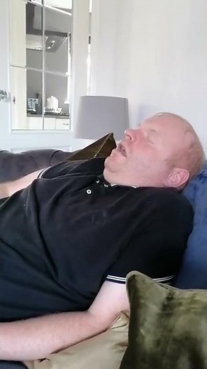 Jonno passed out drunk snoring