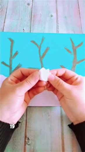 DIY Trees and Sky Wallpaper 🌳☁️ | Easy Paper Wall Art | Room Decoration Craft
