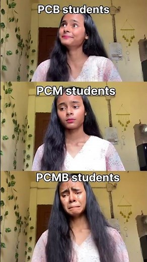 PCB vs PCM vs PCBM science students😭#shortsviral #funny #comedy #relatable #schoollife