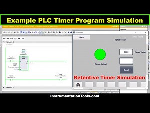 Tia Portal - Example PLC Timer Program Simulation